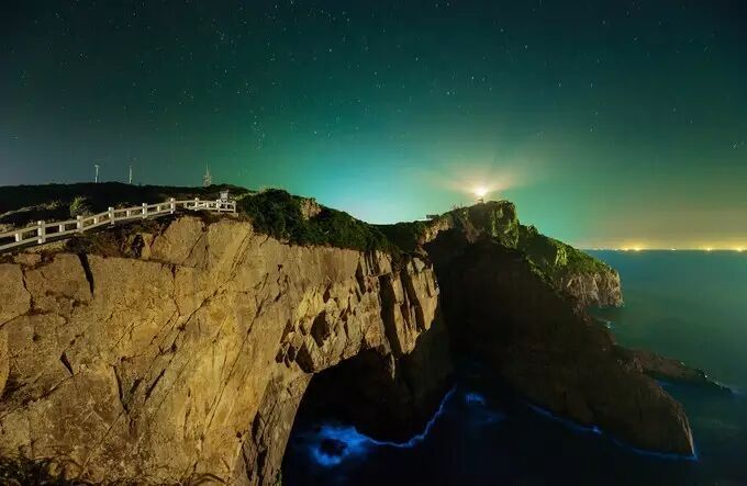 渔山岛|蓝眼泪梦幻般的美