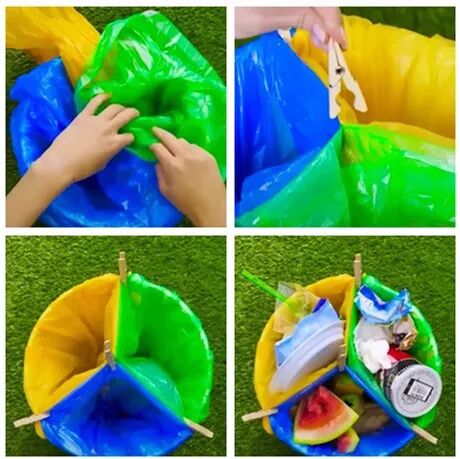 垃圾桶桶身标志_垃圾桶的回收标志怎么画_不可回收垃圾桶的标志图片