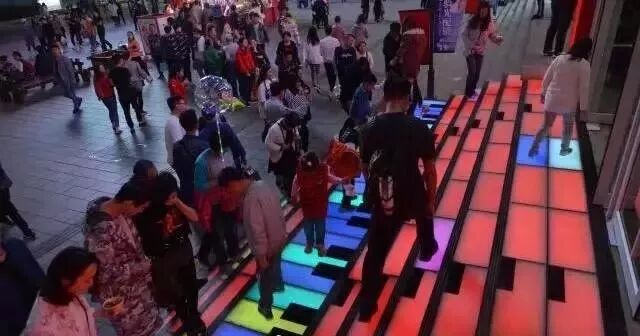 沈阳混凝土楼梯会唱歌？沈阳首个音乐楼梯，你去玩了么？|新闻资讯-沈阳顺鑫土建装饰有限公司