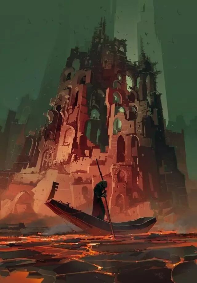 插画场景中如何运用三点透视