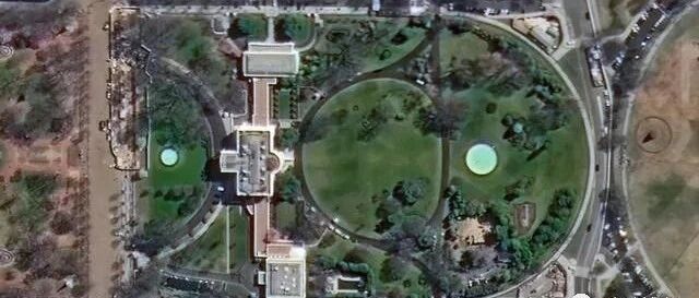 敏感时刻，中国卫星首次公布白宫画面：每一棵树都看得一清二楚！