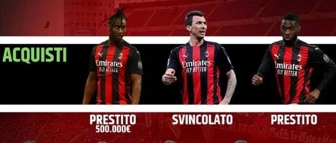 米兰冬窗转会汇总丨你打几分？