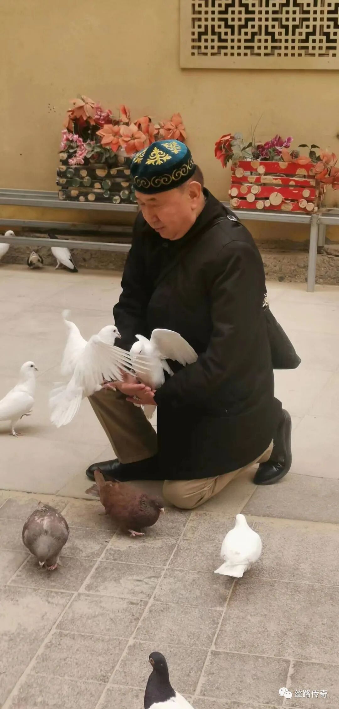 我们团队虽已走了很多的路，依然不觉得累。我们来到了喀什-汗巴扎夜市。