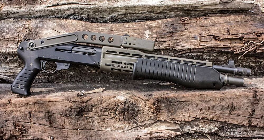 大号喷子硬汉最爱的弗兰基spas0212半自动霰弹枪