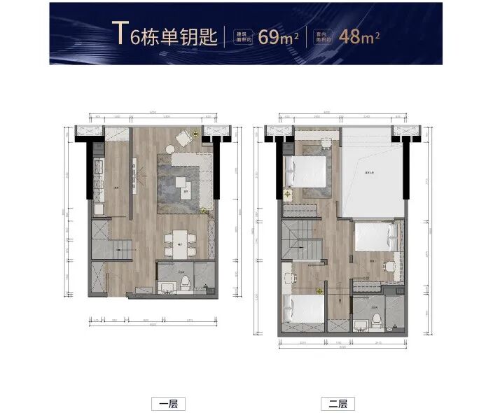 白云公寓金沙滨江壹号建面31-100㎡，总价30万！