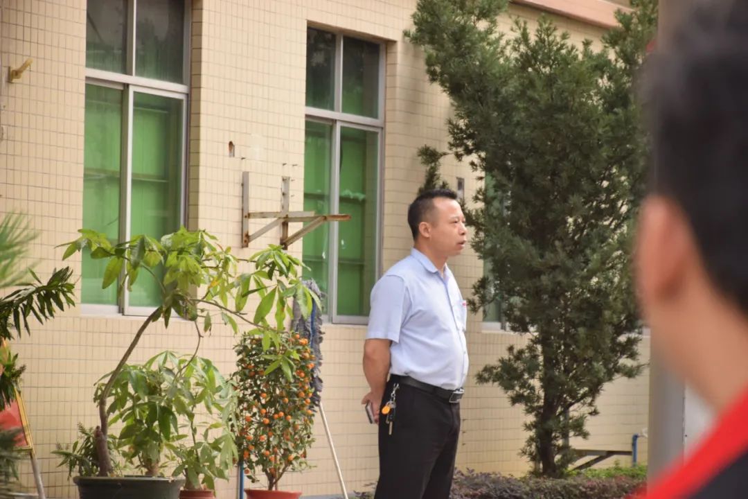 四月也要元氣滿滿！萬昌公司昨日召開全體動員晨會