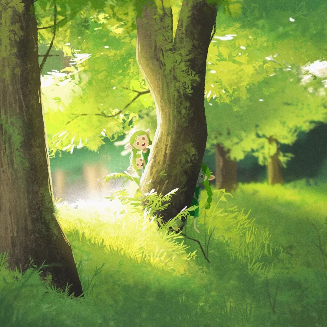 看到这些插画，再抑郁都阳光起来了