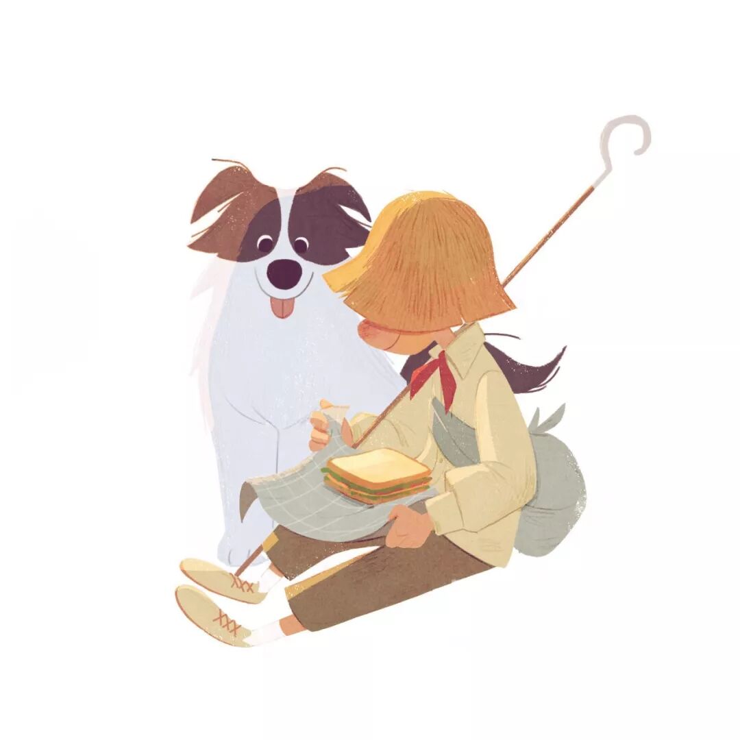 看到这些插画，再抑郁都阳光起来了