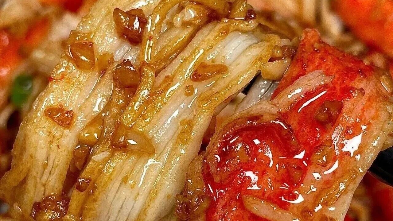 蒜香蟹柳真的太绝了