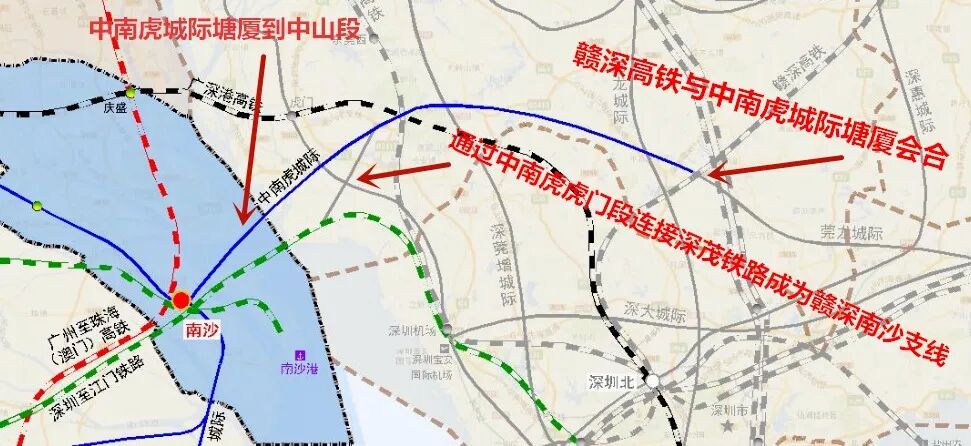 大爆发！南沙站将引入5条高铁+4条地铁+3条铁路…