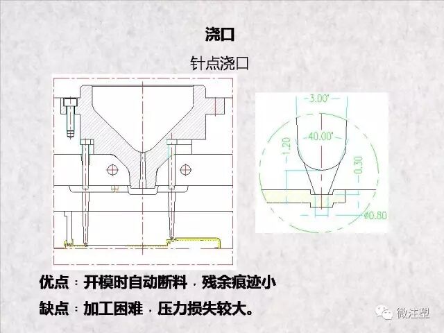 注塑模具浇注系统图文讲解的图16