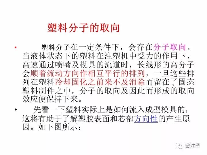 注射成型時塑料分子的取向，你知道嗎？的圖1