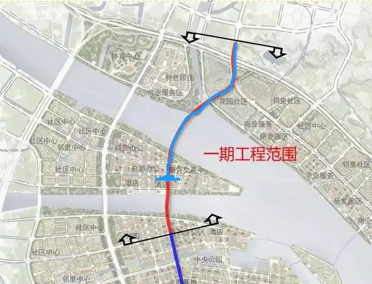 2025年开通，贯穿三大板块，南沙这个跨江通道二期工程来了！