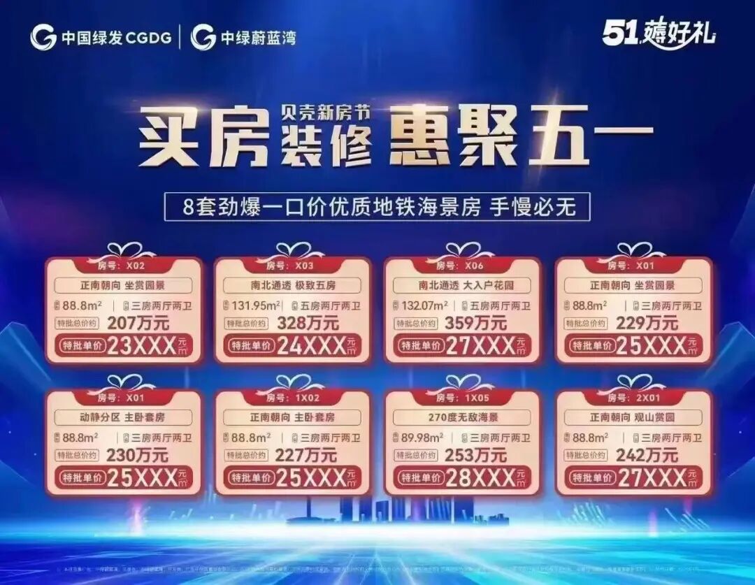 福利齐发！南沙17个楼盘抢在五一前“放价”！