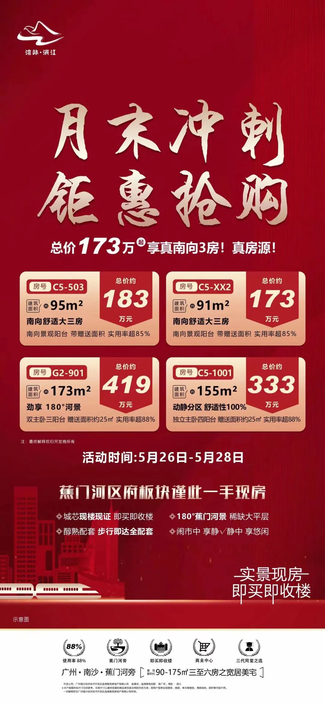 直降107万！南沙14盘出招，推出超66套特价单位！