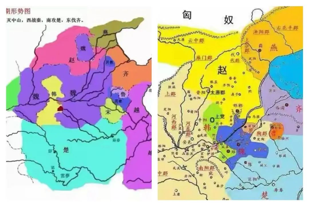 项羽与刘邦以鸿沟为界