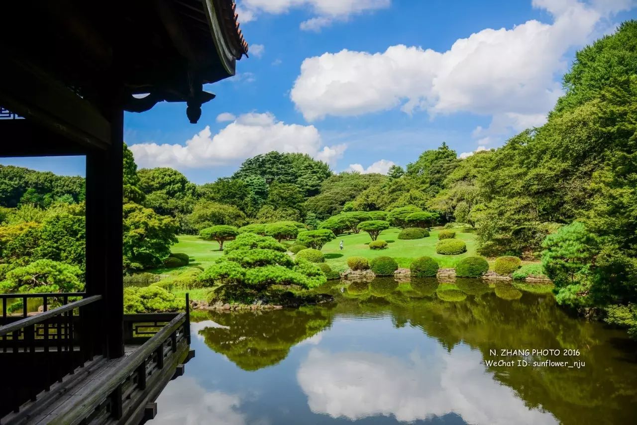 东京 新宿御苑 一边写诗一边旅行 微文库