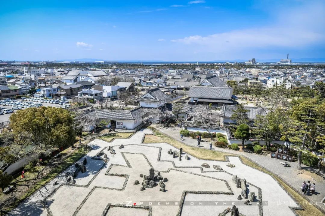 枯山水的杰作 岸和田城八阵之庭 一边写诗一边旅行 微信公众号文章阅读 Wemp