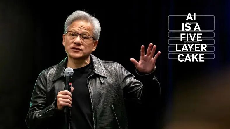 Token狂欢背后，黄仁勋的"五层蛋糕"正在重写AI游戏规则(图1)