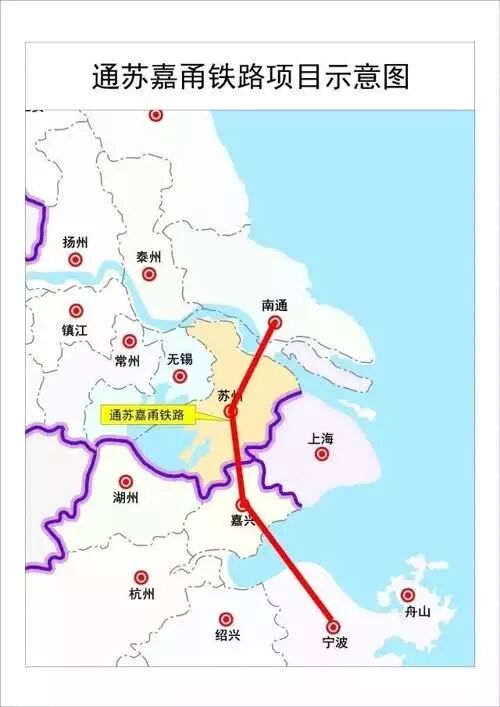 利用沪通大桥引入张家港站,经常熟西接入京沪高铁苏州北站,后线路折