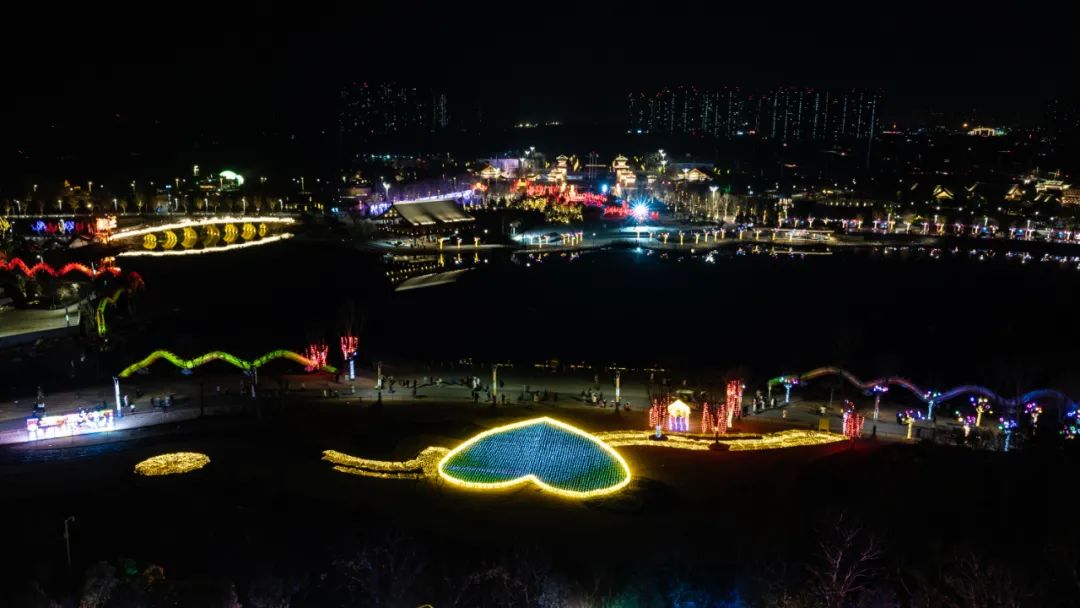 郑州园博园夜景图片