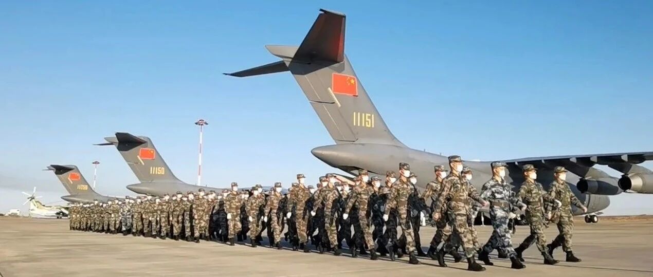 飞行7小时，开辟新洲际航线，参演官兵和重型装备抵俄！
