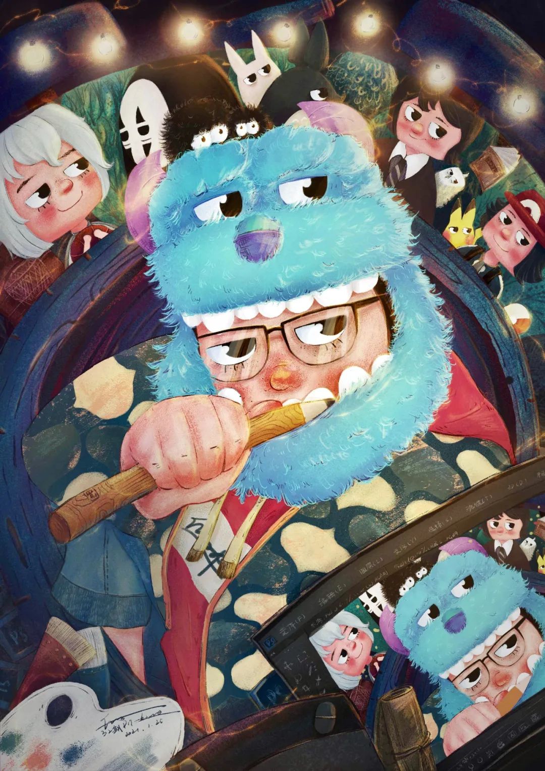 一次看过够的插画作品!-微信头条网 一次看过够的插画作品!