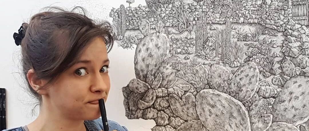 她用一支针管笔，一幅画花了9个月，让全世界认识了她！