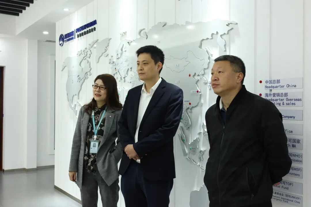 桂林市供电局总经理崔长江一行莅临桂林南药调研考察