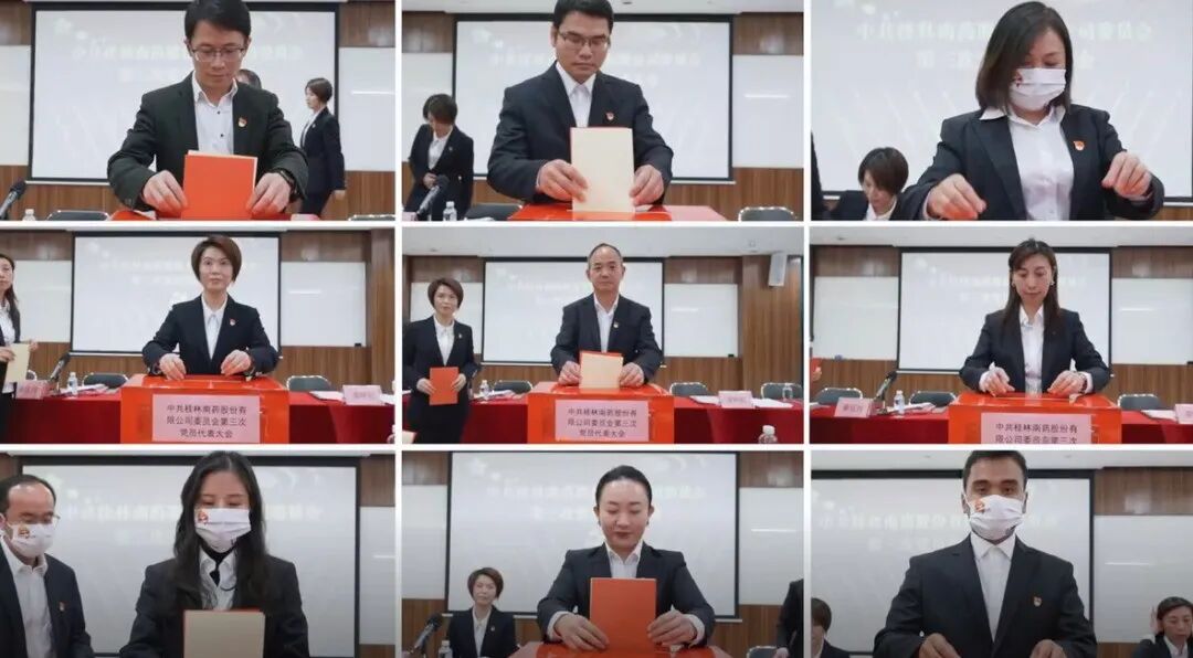 中共桂林南藥股份有限公司委員會第三次黨員代表大會順利召開