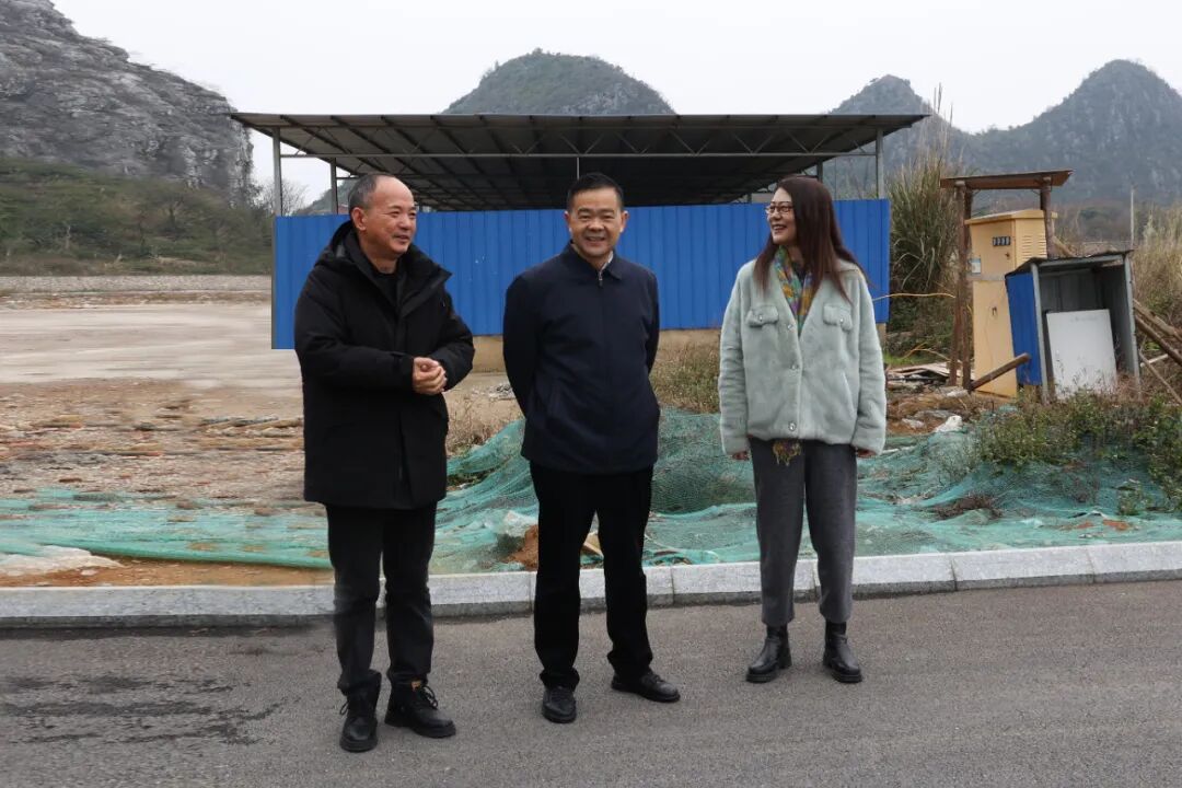 桂林市委常委、统战部部长蒋育亮带队莅临桂林南药调研指导工作