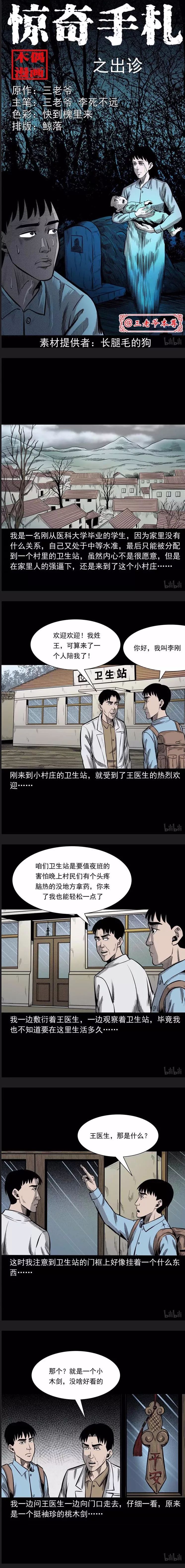 灵异漫画 出诊 大半夜求医的母亲 灵异悬疑漫画 微信公众号文章阅读 Wemp