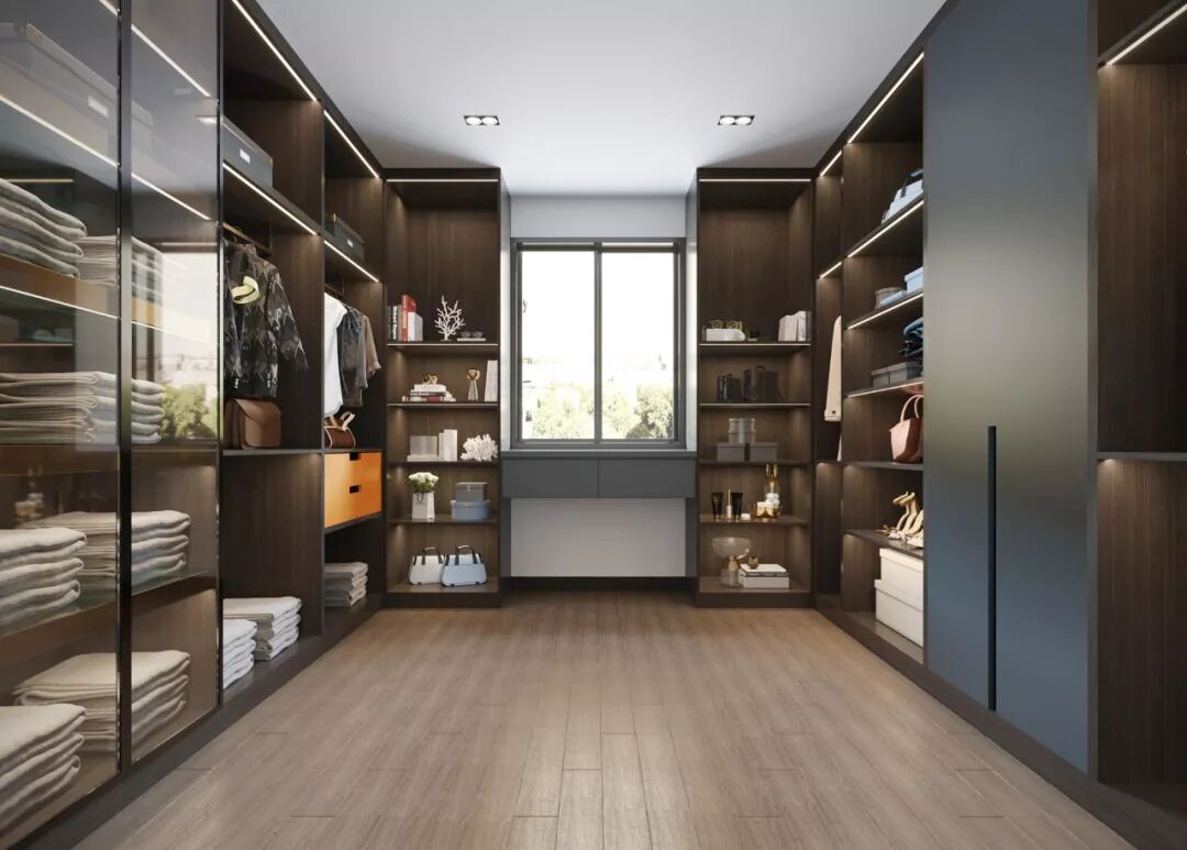 30款衣帽间设计，满足你的收纳需求！