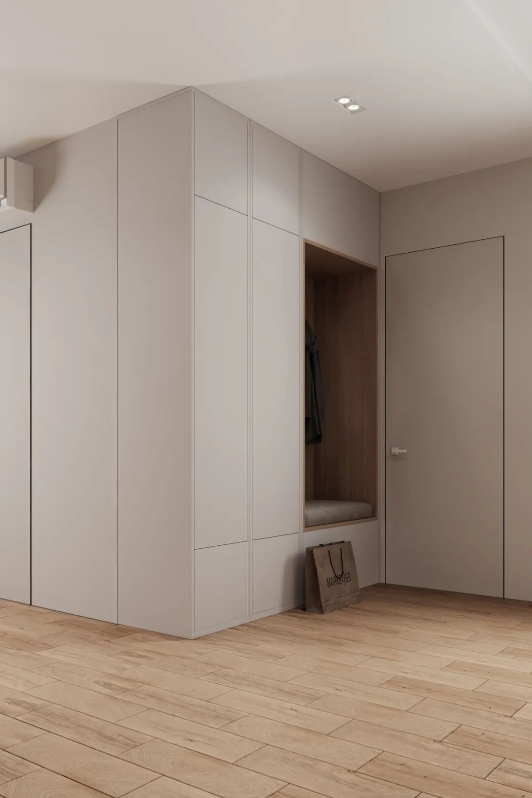 30款流行鞋柜设计案例温润极简大小户型都适用