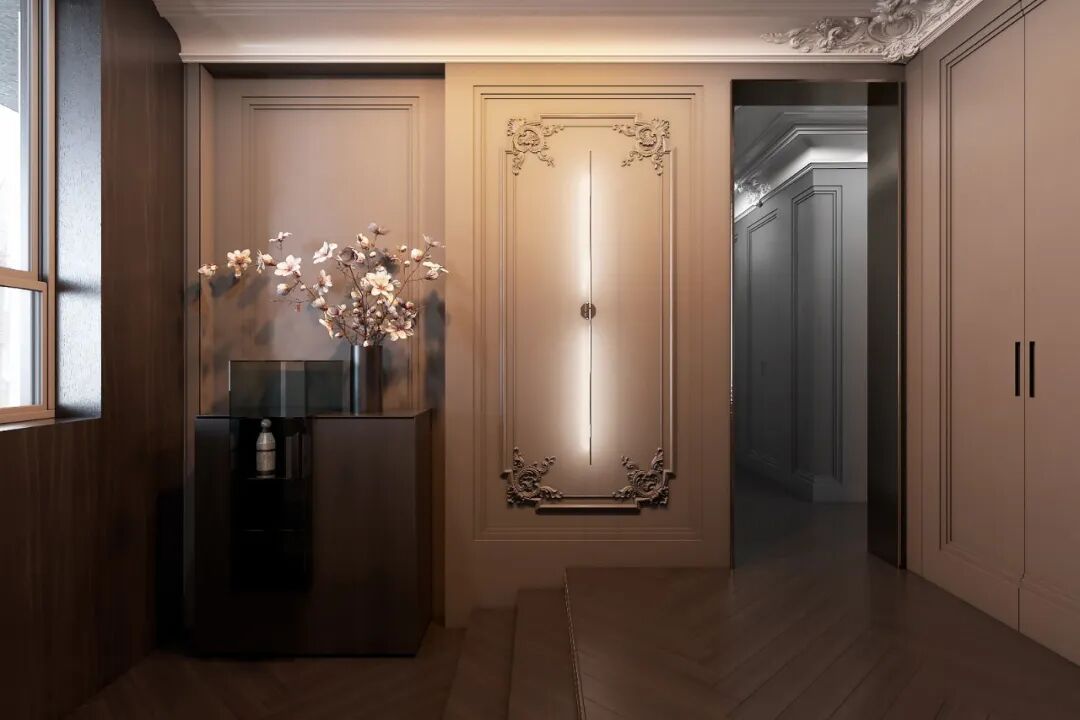 护墙板的魅力，低调而华丽的居所！