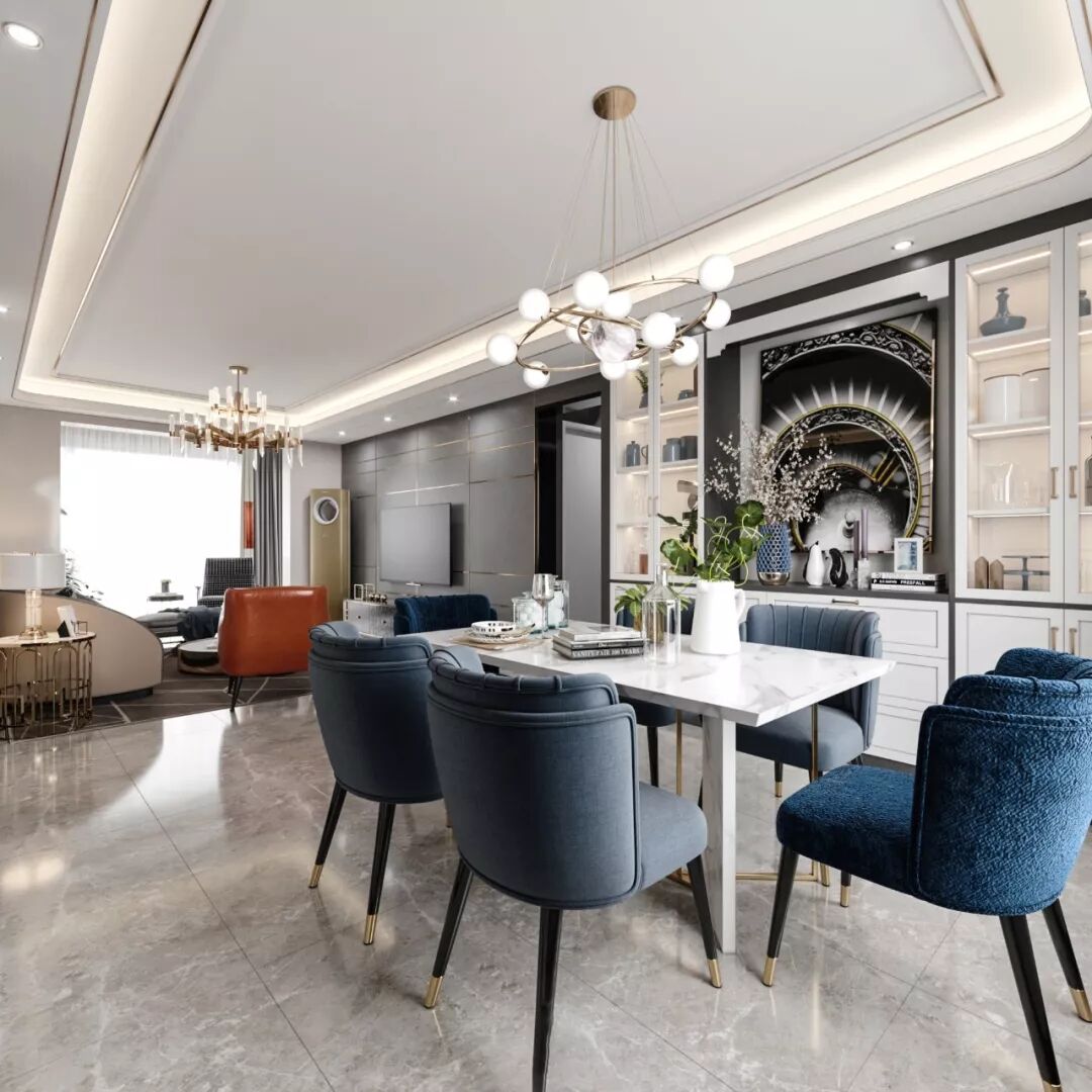 酒柜+餐边柜的设计，餐厅收纳必备