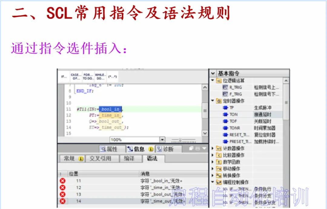 【干貨】史上最全西門子SCL語言編程教程的圖11