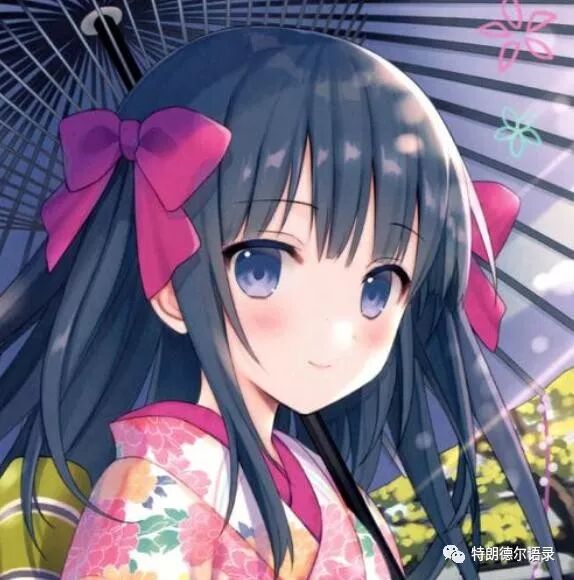 二次元和风女头像 动感美丽的少女 对未来充满了希望 特朗德尔语录 微信公众号文章阅读 Wemp