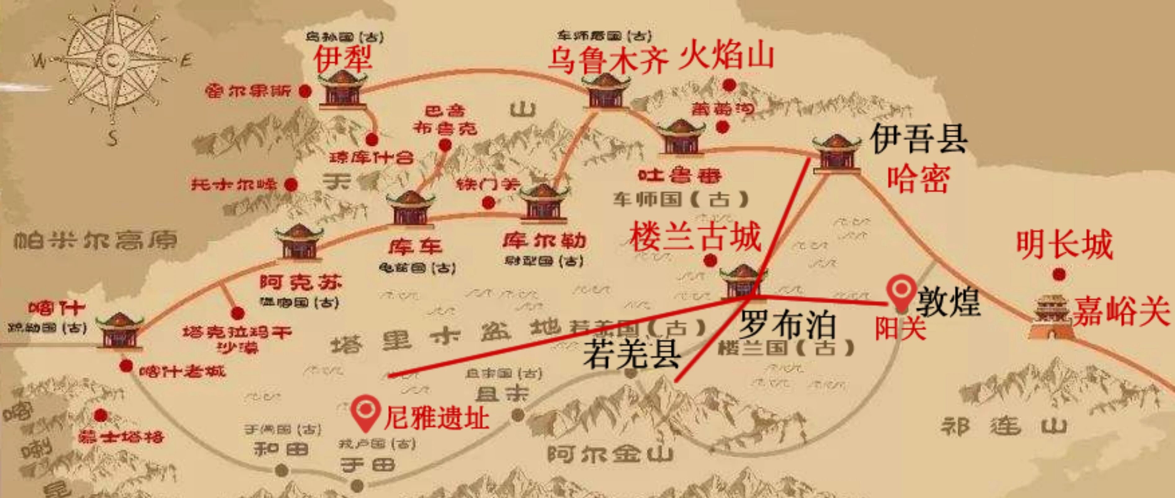 2022年罗布泊楼兰古城行程安排