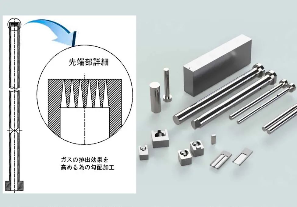 日本精致模具设计：排气顶针模具技术案例的图2