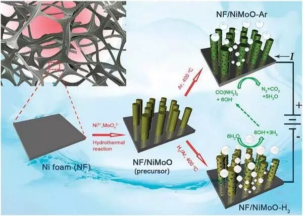 中科大Energy Environ. Sci.：Ni-Mo-O纳米棒复合催化剂用于尿素电解高效碱性水解产氢
