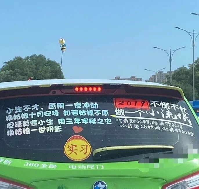【女性】每一个贴在老司机车上的「春梦」，都是行走的精神污染（组图） - 7