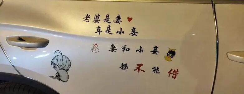 【女性】每一个贴在老司机车上的「春梦」，都是行走的精神污染（组图） - 22