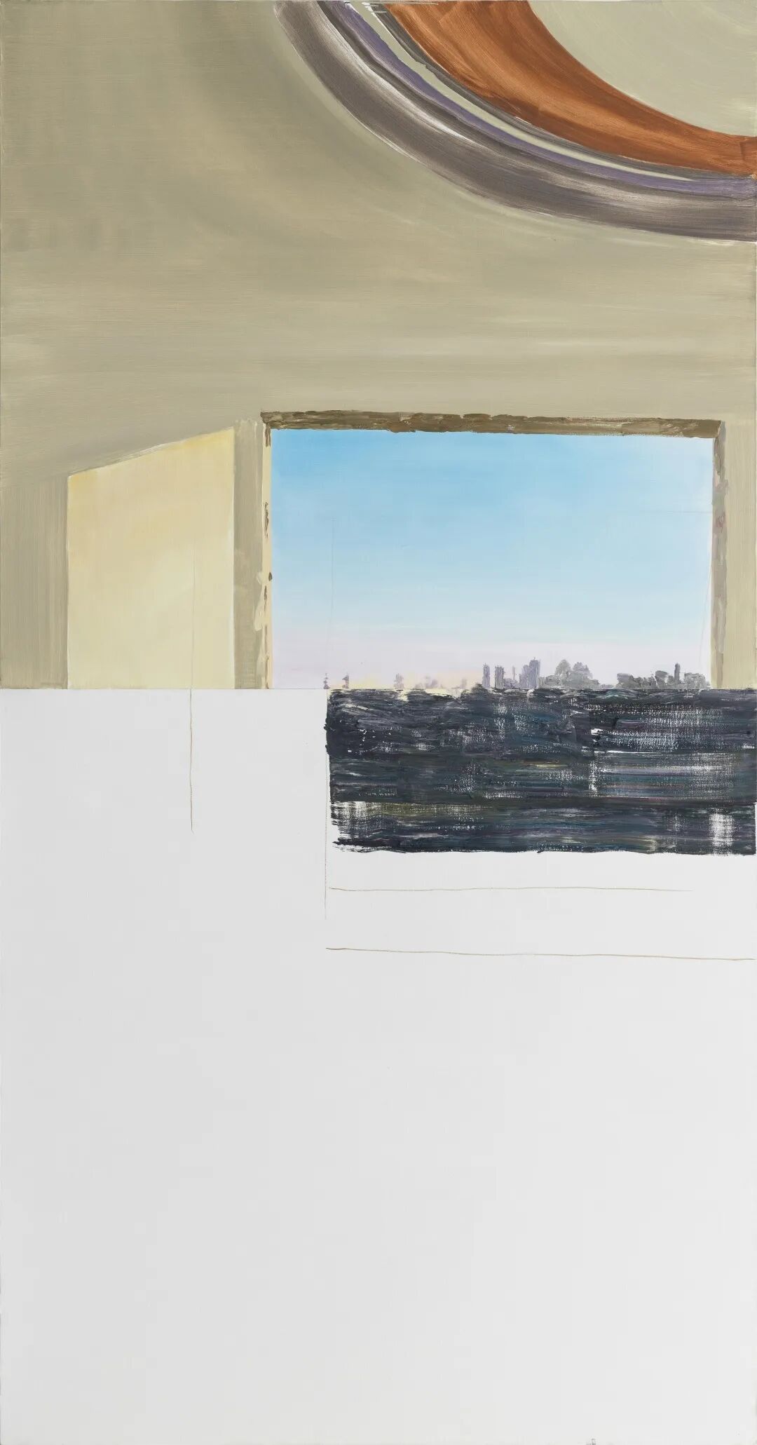 《當線成為邊界》系列七220x420cm 布面油畫 2018年.jpg