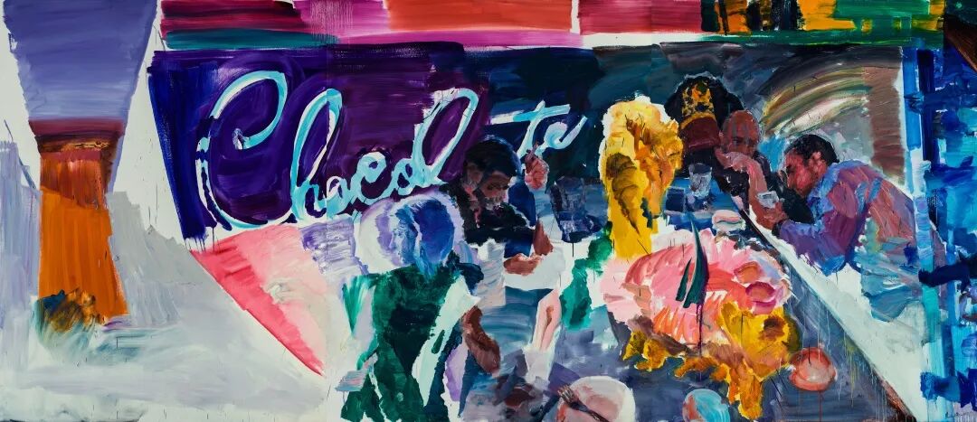 《雙重時間》系列一 ,510×220cm布面油畫  2015年.jpg