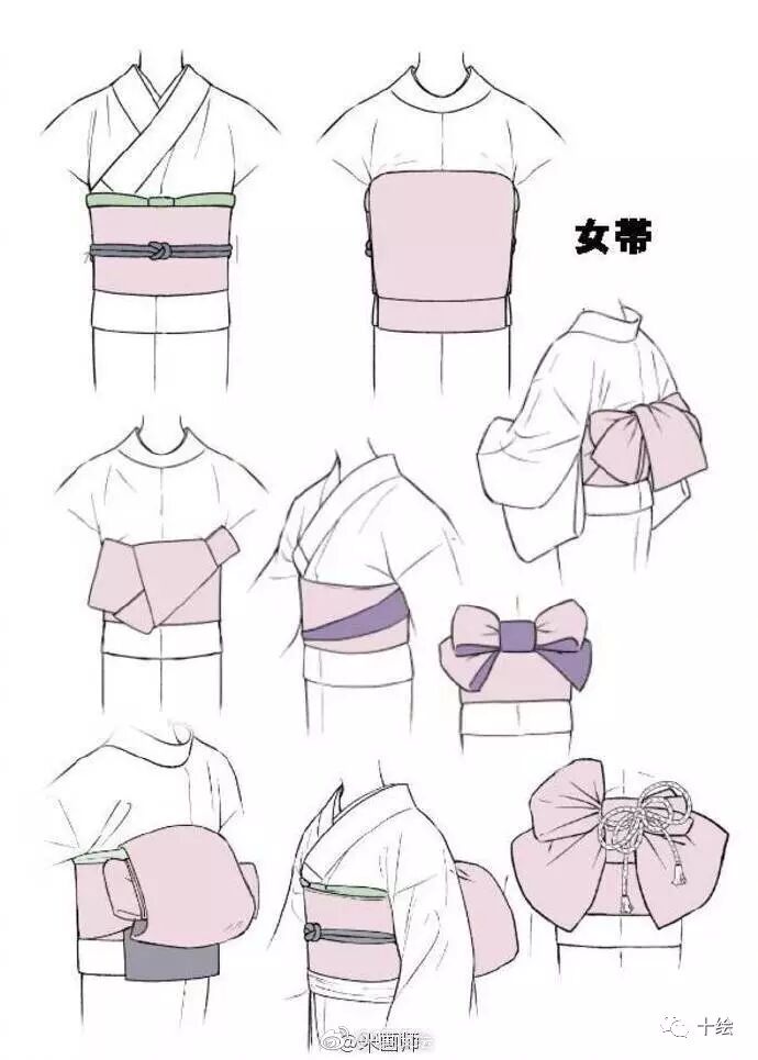日本羽織 袴裝 巫女裝 浴衣等傳統服飾的畫法參考 今天長知識了 視覺行者 微文庫