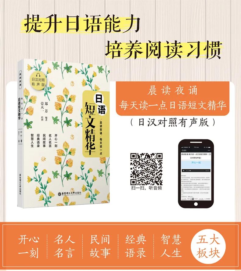 晨读夜诵 每天读一点日语短文精华 日汉对照有声版 实体书100本免费送 沪江日语 微信公众号文章阅读 Wemp