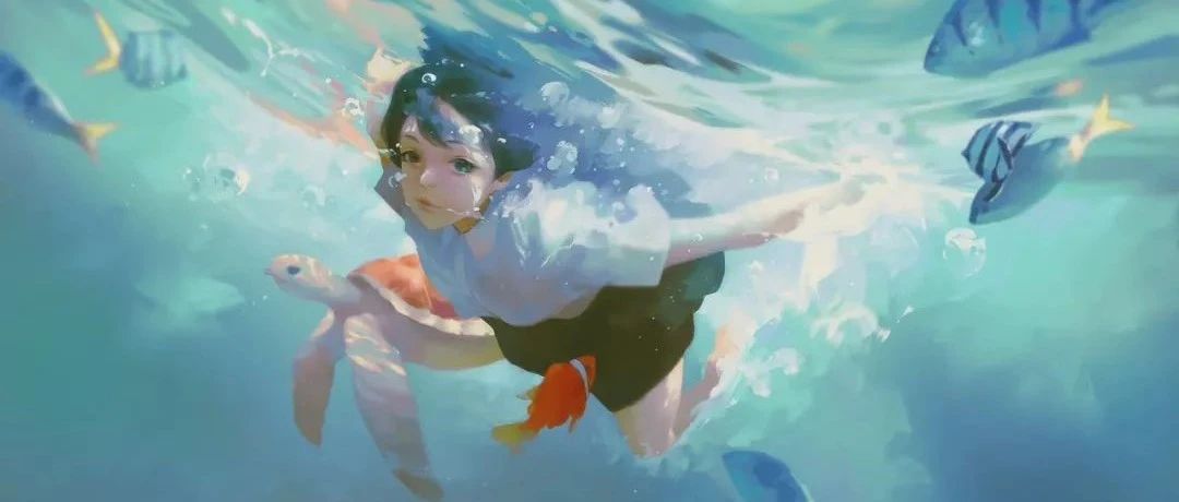 【插画师作品】第286期：韩国插画师 Taejune Kim 笔下光感超强的少女插画作品
