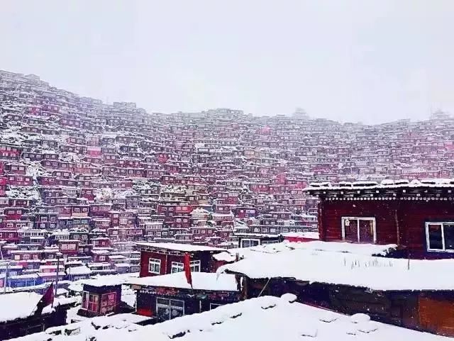 色達，你下雪的樣子真美！ 旅行 第14張