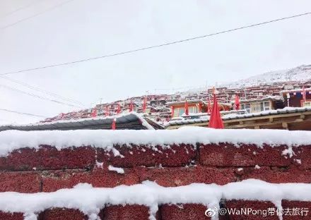 色達，你下雪的樣子真美！ 旅行 第4張